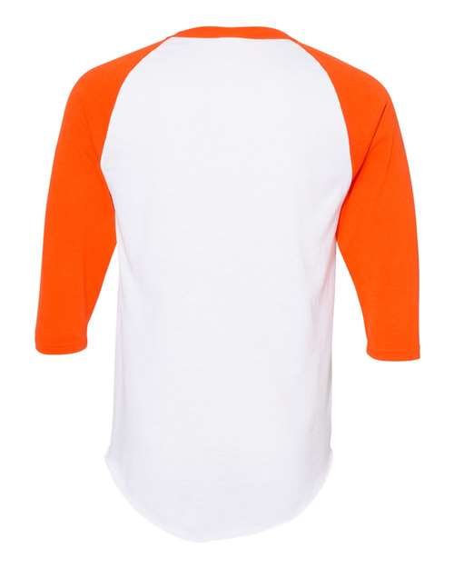 Unisex Three-Quarter Raglan Sleeve Baseball Jersey T-Shirt - Image 37