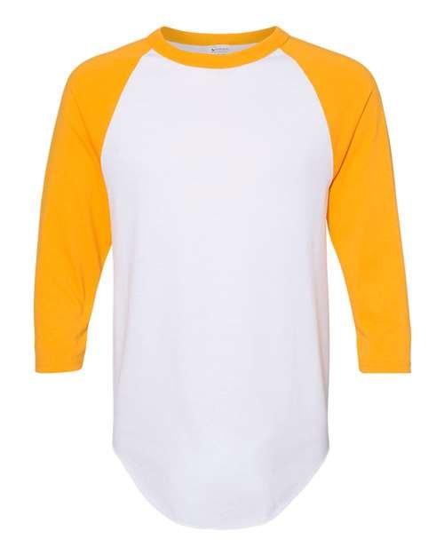 Unisex Three-Quarter Raglan Sleeve Baseball Jersey T-Shirt - Image 26