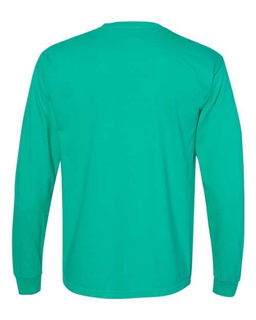 Unisex Garment-Dyed Heavyweight Long Sleeve Pocket T-Shirt - Image 48