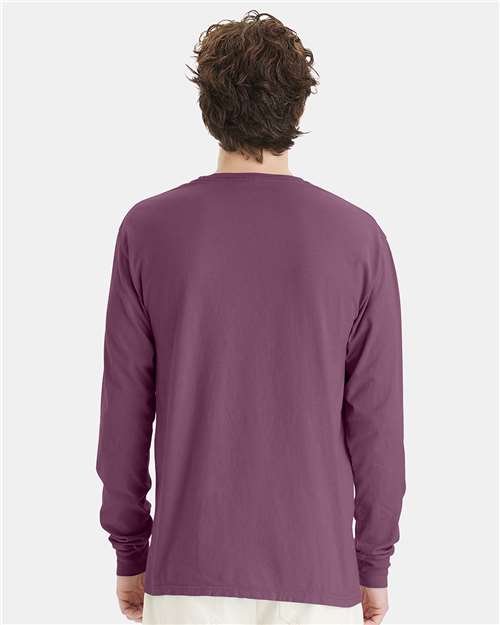 Unisex Garment-Dyed Long Sleeve T-Shirt - Image 133