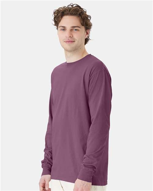 Unisex Garment-Dyed Long Sleeve T-Shirt - Image 132