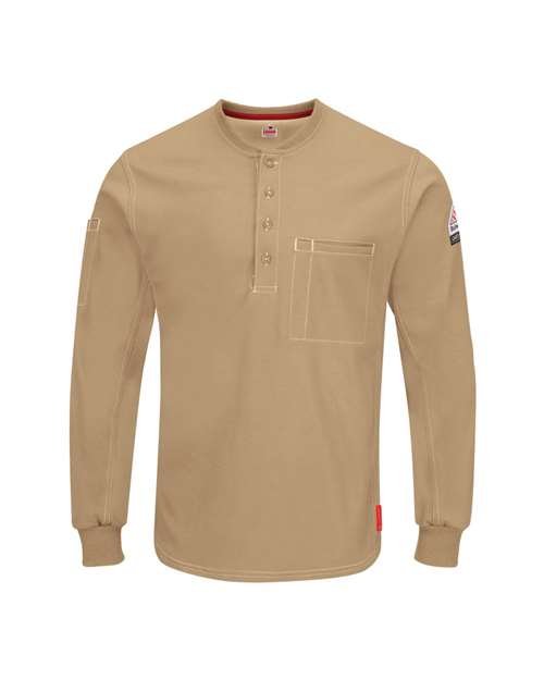 Men's Tall iQ Series® Plus Long Sleeve Henley - Image 4