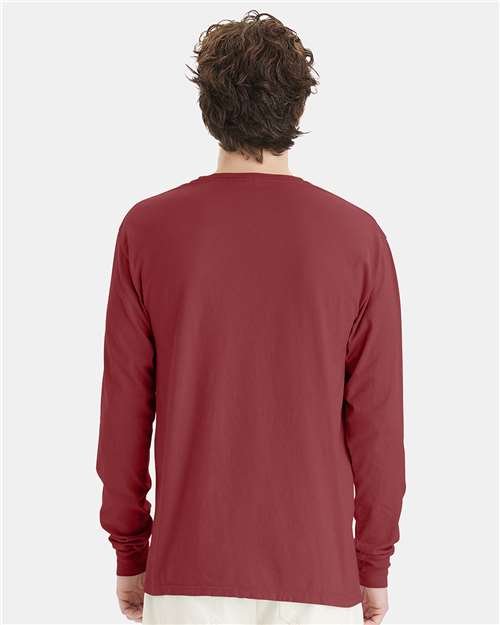 Unisex Garment-Dyed Long Sleeve T-Shirt - Image 31