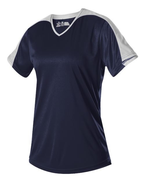 Women's V-Neck Fastpitch Jersey - Image 6
