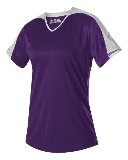 Women's V-Neck Fastpitch Jersey - Image 7