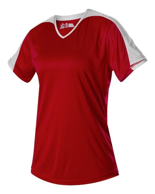 Women's V-Neck Fastpitch Jersey - Image 8