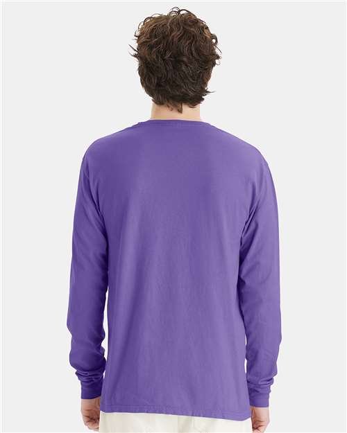 Unisex Garment-Dyed Long Sleeve T-Shirt - Image 87