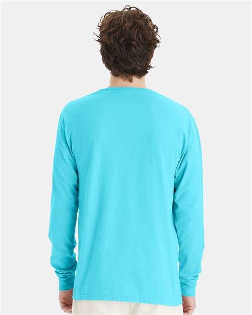 Unisex Garment-Dyed Long Sleeve T-Shirt - Image 67