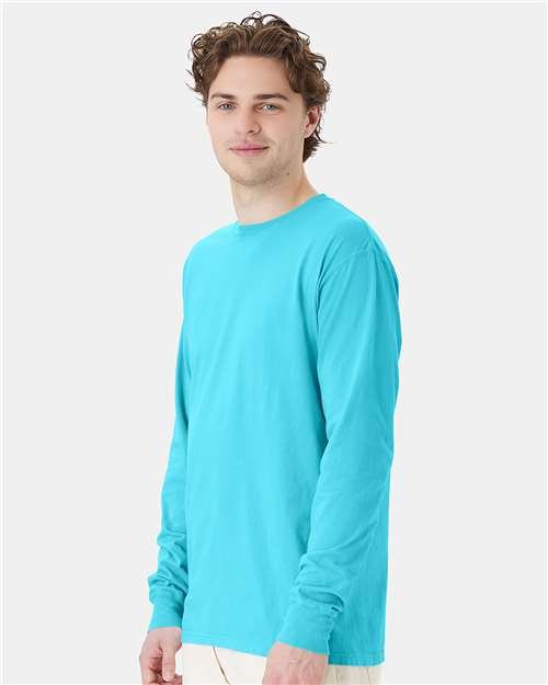 Unisex Garment-Dyed Long Sleeve T-Shirt - Image 66