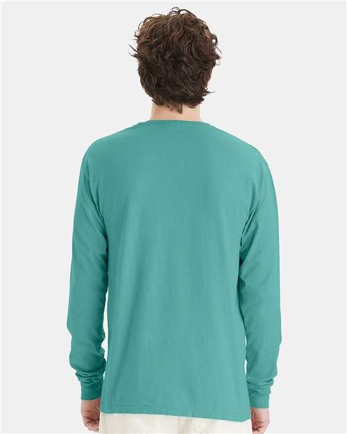 Unisex Garment-Dyed Long Sleeve T-Shirt - Image 151