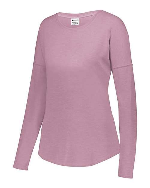 Women's Lux Triblend Long Sleeve T-Shirt - Image 3