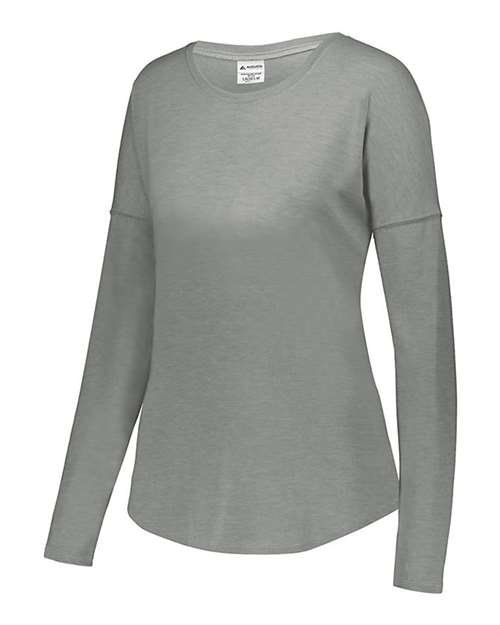 Women's Lux Triblend Long Sleeve T-Shirt - Image 4