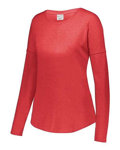 Women's Lux Triblend Long Sleeve T-Shirt - Image 6