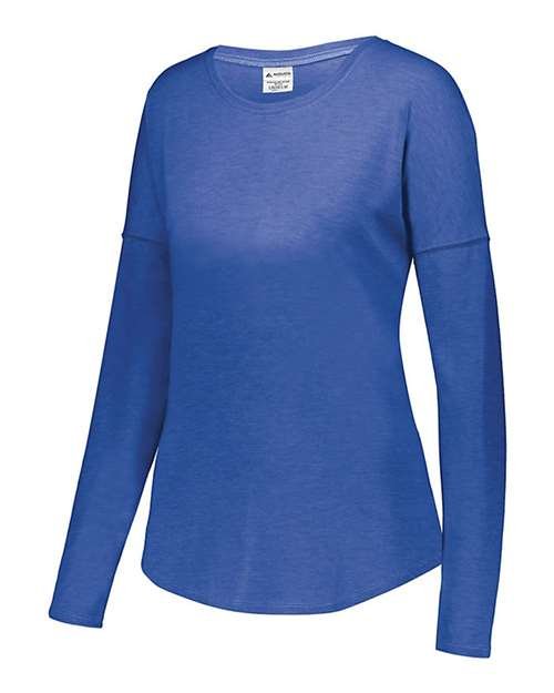 Women's Lux Triblend Long Sleeve T-Shirt - Image 7