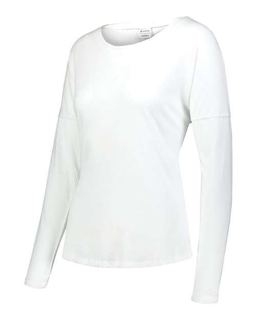 Women's Lux Triblend Long Sleeve T-Shirt - Image 8