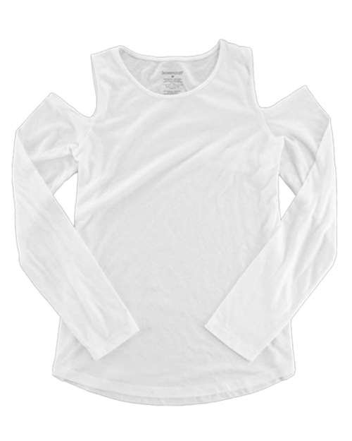 Women's Cold Shoulder Long Sleeve T-Shirt - Image 4
