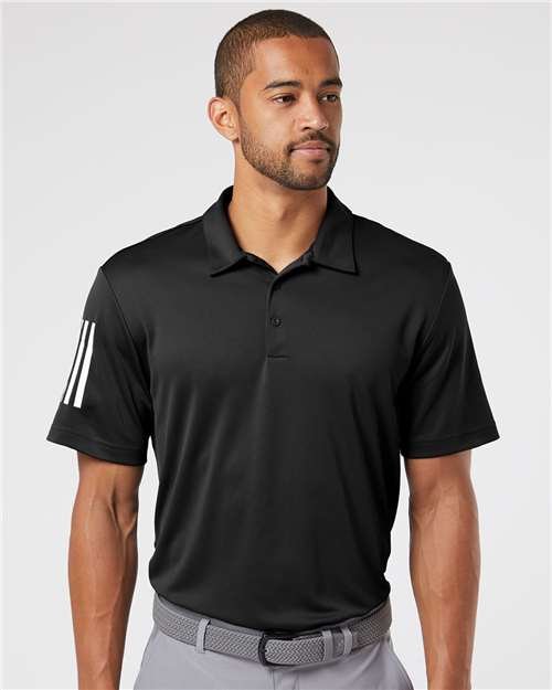 Men's Floating 3-Stripes Polo - Image 4
