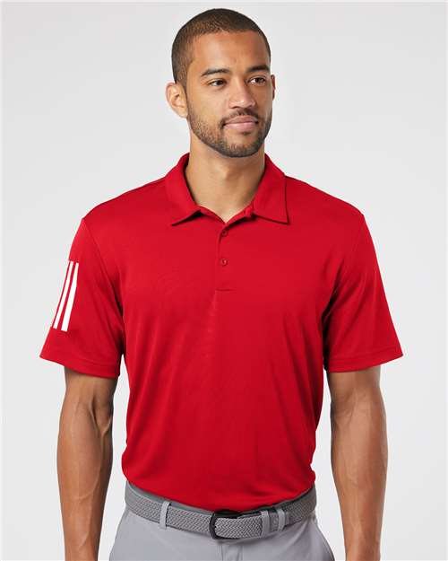 Men's Floating 3-Stripes Polo - Image 17