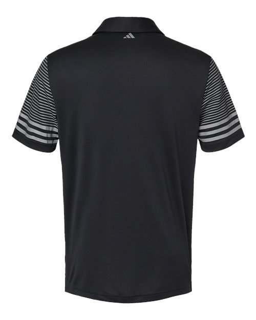 Men's Striped Sleeve Polo - Image 2