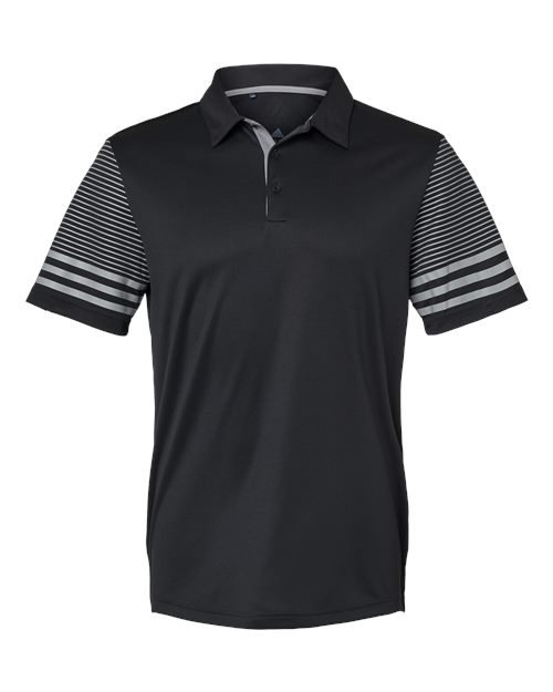 Men's Striped Sleeve Polo