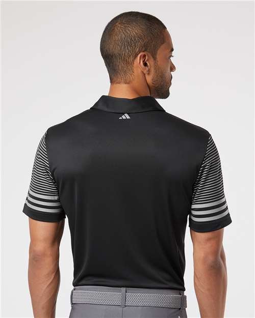 Men's Striped Sleeve Polo - Image 6