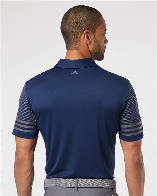 Men's Striped Sleeve Polo - Image 19