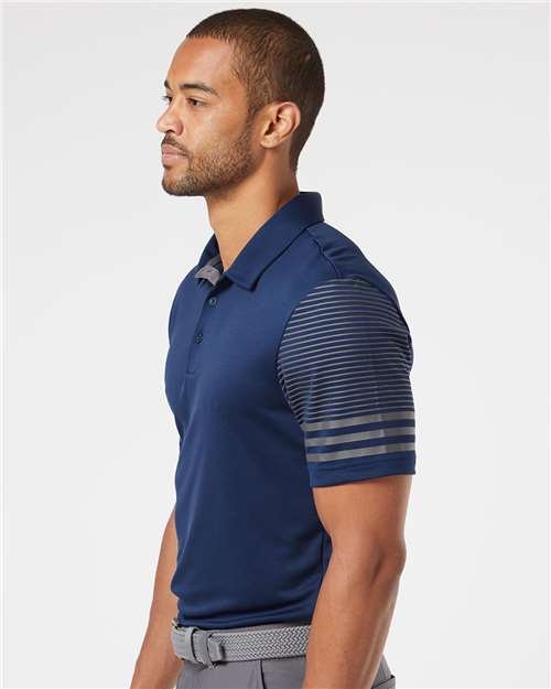Men's Striped Sleeve Polo - Image 18