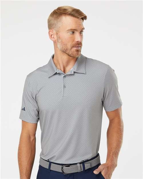 Men's Ultimate365 Diamond Dot Print Polo - Image 17