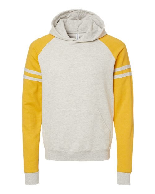 Unisex Nublend® Varsity Colorblocked Raglan Hooded Sweatshirt - Image 26