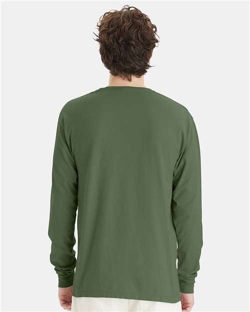 Unisex Garment-Dyed Long Sleeve T-Shirt - Image 105