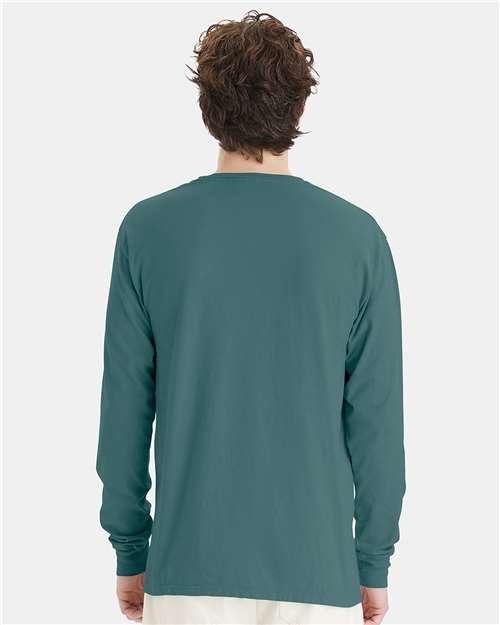 Unisex Garment-Dyed Long Sleeve T-Shirt - Image 25