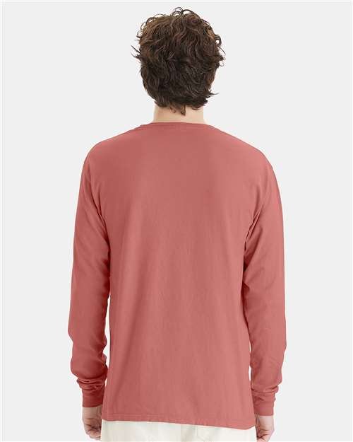 Unisex Garment-Dyed Long Sleeve T-Shirt - Image 111