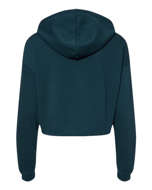 Women's Crop Fleece Hoodie Sweatshirt - Image 3