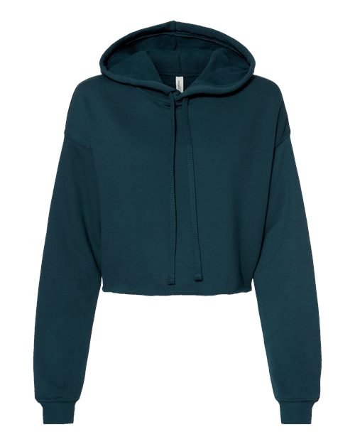 Women's Crop Fleece Hoodie Sweatshirt - Image 2