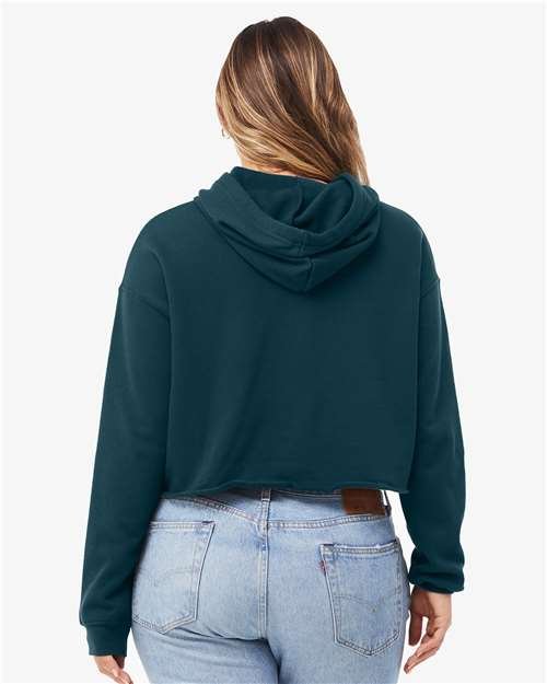 Women's Crop Fleece Hoodie Sweatshirt - Image 7