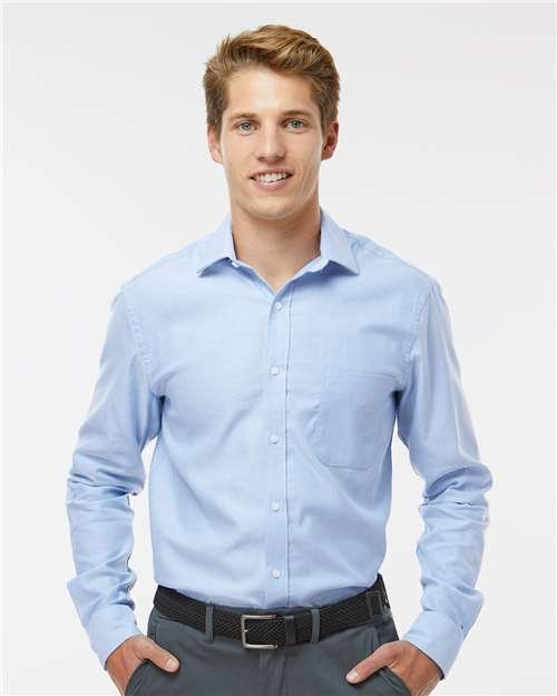 Men's New England Cotton Oxford Shirt - Image 4
