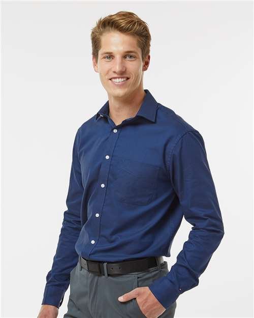 Men's New England Cotton Oxford Shirt - Image 12