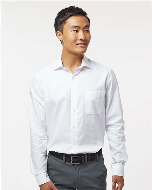 Men's New England Cotton Oxford Shirt - Image 17