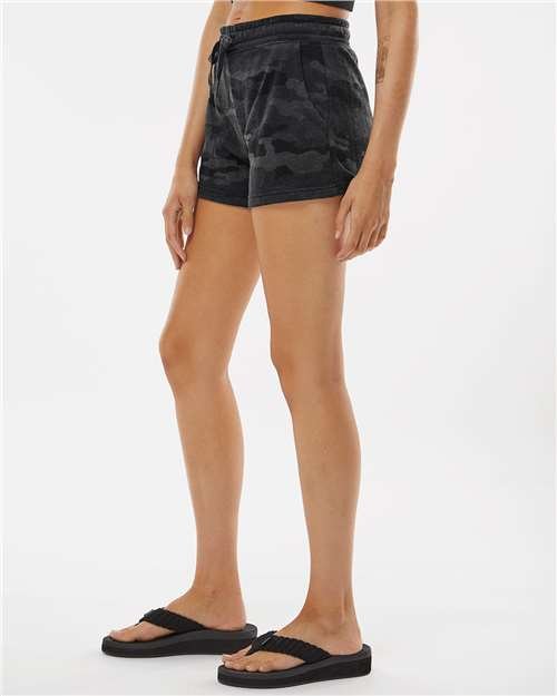 Women’s Lightweight California Wave Wash Fleece Shorts - Image 12