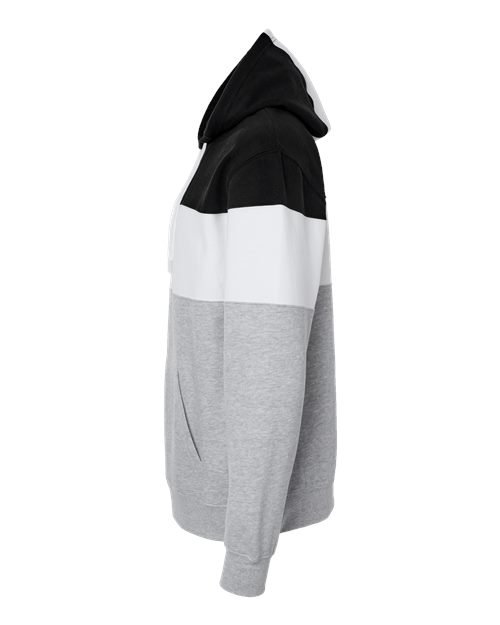Men's Varsity Fleece Colorblocked Hooded Sweatshirt - Image 10