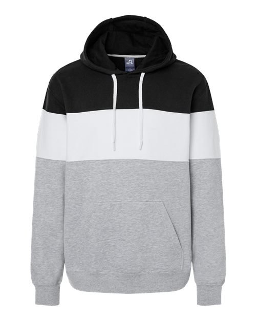 Men's Varsity Fleece Colorblocked Hooded Sweatshirt - Image 8