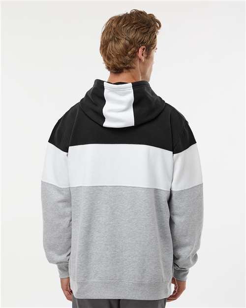 Men's Varsity Fleece Colorblocked Hooded Sweatshirt - Image 13