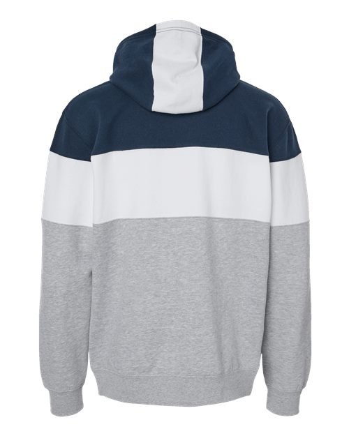 Men's Varsity Fleece Colorblocked Hooded Sweatshirt - Image 21