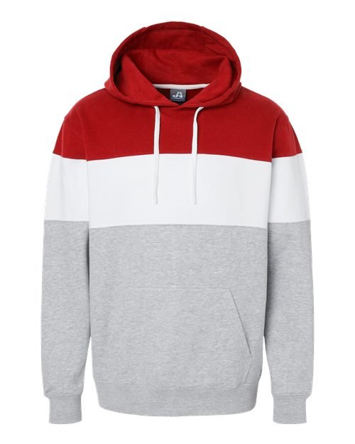 Men's Varsity Fleece Colorblocked Hooded Sweatshirt - Image 32