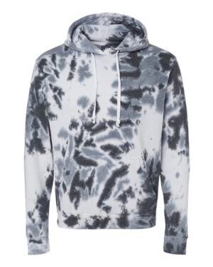 Men's Tie-Dyed Fleece Hooded Sweatshirt