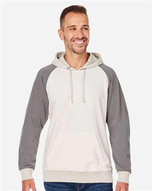 Unisex Vintage Tricolor Hooded Sweatshirt - Image 6