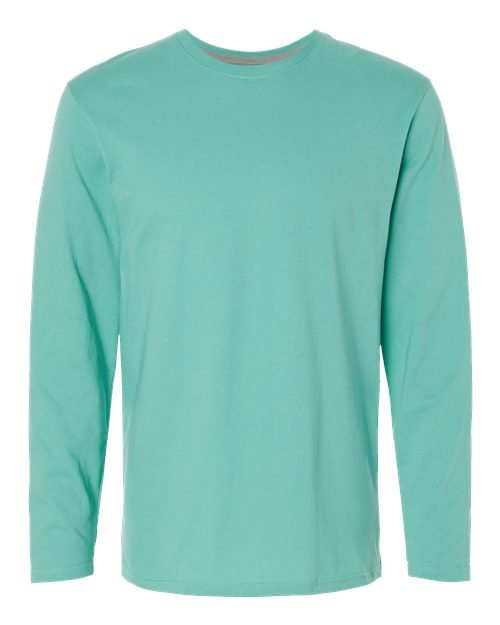 Men's Fine Jersey Long Sleeve Tee - Image 47