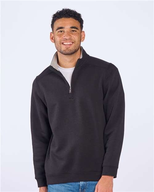 Unisex Fleece Quarter-Zip Pullover - Image 3