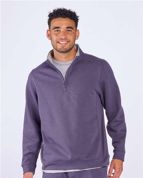 Unisex Fleece Quarter-Zip Pullover - Image 8