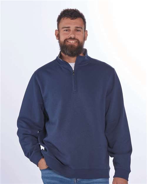 Unisex Fleece Quarter-Zip Pullover - Image 12